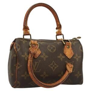 LOUIS VUITTON Monogram Mini Speedy Hand Bag M41534